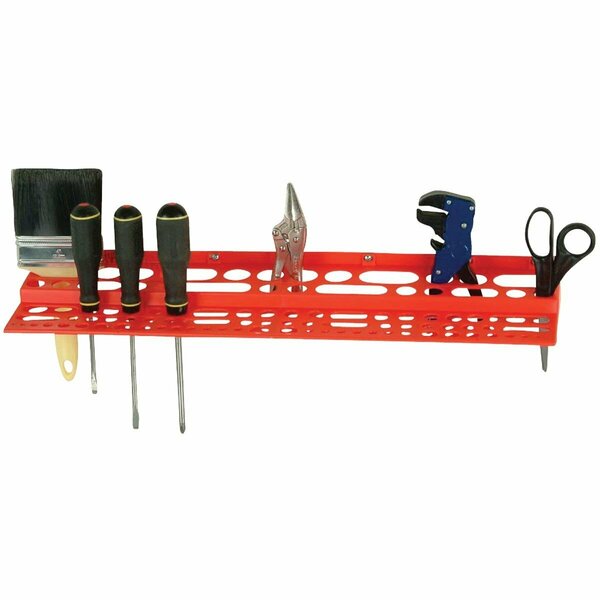 Quantum Storage Systems Red Polypropylene Tool Rack RTR-96